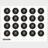 2024 Ik kom terug (op rug) Ronde Sticker (Vel)