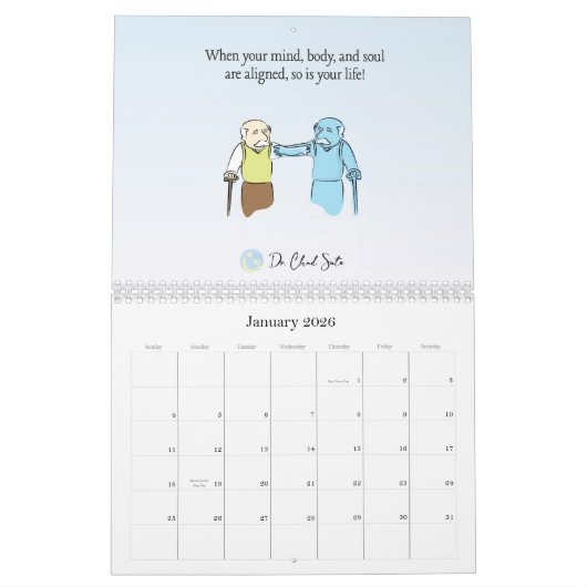 2024 Infinite Body Awareness Calendar van Chad Sat Kalender (Jan 2026)