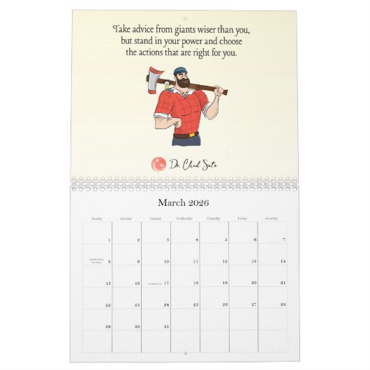 2024 Infinite Body Awareness Calendar van Chad Sat Kalender (Mar 2026)