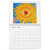 2024 Inspirerend Kalender van Origineel Kunstwerk (Feb 2026)
