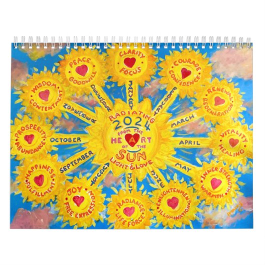 2024 Inspirerend Kalender van Origineel Kunstwerk (Hoes)