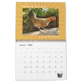 2024 Is niemand hier behalve ons kippen kalender (Jan 2026)