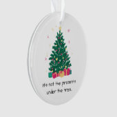 2024 It's Who's Around the Tree Acryl Ornament (voorkant)