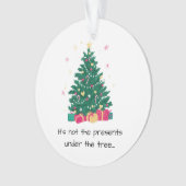 2024 It's Who's Around the Tree Acryl Ornament (voorkant)