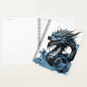 2024 jaar blauwe draak planner (Display)