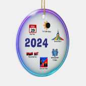 2024 jaar in de review keramisch ornament (Rechts)