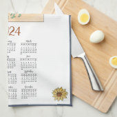 2024 Jaar Kalender Elsa Beskow | Aangepast Theedoek (Quarter Fold)