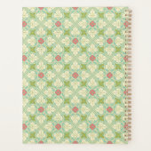 2024 Jaar Kalender Victoriaans Art Nouveau | Aange Planner (Achterkant)