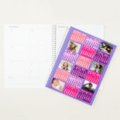2024 Jaar Maandelijkse Kalender 12 Foto Collage Ro Planner (Display)