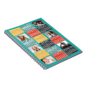 2024 Jaar Maandelijkse Kalender Modern 6 Fotocolla Notitieboek (Rechterzijde)