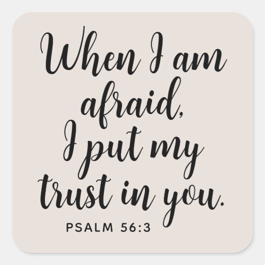 2024 Jaar Tekst van Jehova's getuigen | JW Vierkante Sticker (Voorkant)