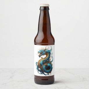 2024 Jaar van Blue Dragon Bier Etiket