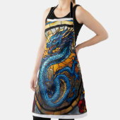 2024 Jaar van Blue Dragon Schort (Insitu)