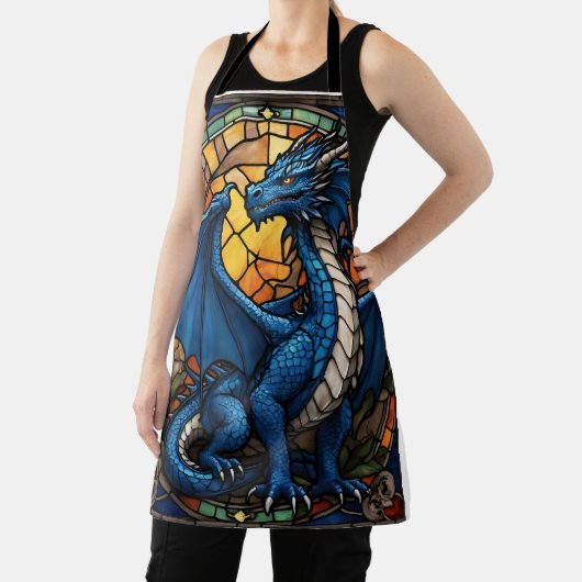 2024 Jaar van Blue Dragon Schort (Insitu)