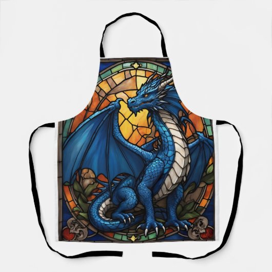 2024 Jaar van Blue Dragon Schort (Voorkant)