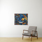 2024 Jaar van Blue Dragon Wandkleed (In Situ (horizontaal))