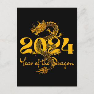2024 Jaar van de Draak Chinees Nieuwjaar Briefkaart