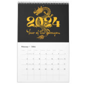 2024 Jaar van de Draak Chinees Nieuwjaar Kalender (Feb 2026)