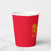 2024 JAAR VAN DE DRAAK GOUD PAPIEREN BEKERS (Rechts)