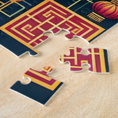 2024, Jaar van de Draak Legpuzzel (Zijkant)