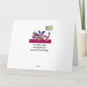 2024 Jaar van de Draak Nieuwjaar Kaart (Achterkant)