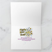 2024 Jaar van de Draak Nieuwjaar Kaart (Binnen)