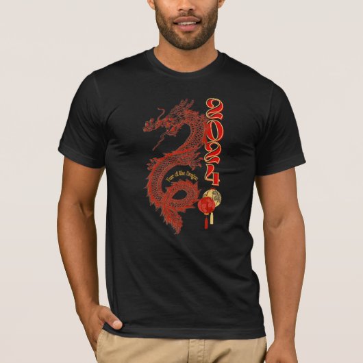2024 Jaar van de Dragon T-Shirt (Voorkant)