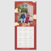 2024 Jaar van de Drakenfamilie Foto Magnetische Ka (Voorkant)