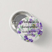 2024 JW asamblea Prediquemos flores Ronde Button 3,2 Cm (Voorkant /achterkant)