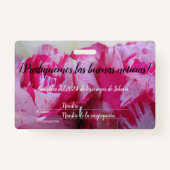 2024 JW asamblea TJ rosas personaliza Badge (Voorkant)