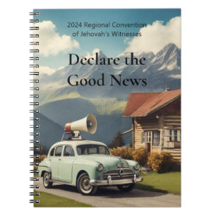2024 JW Conventie verklaren het goede nieuws Notitieboek