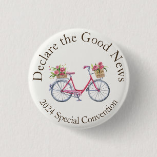 2024 JW Conventie verklaren het goede nieuws Ronde Button 3,2 Cm