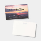 2024 JW convention Badge (Voor- en achterkant)