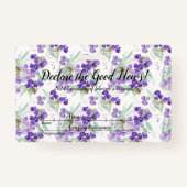 2024 JW convention Hydrangeas Badge (Voorkant)