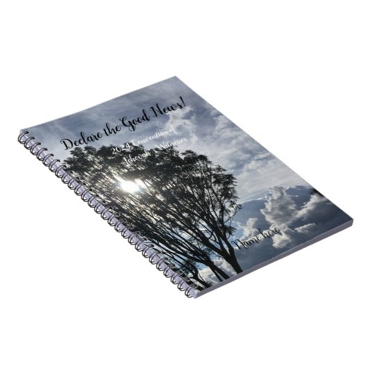 2024 JW Convention sunlight with name Notitieboek (Rechterzijde)