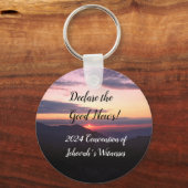 2024 JW Convention Sunset customizable Sleutelhanger (Voorkant)