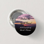 2024 JW Convention Sunset customize Ronde Button 3,2 Cm (Voorkant /achterkant)