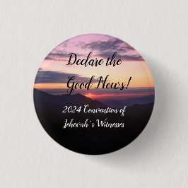2024 JW Convention Sunset customize Ronde Button 3,2 Cm