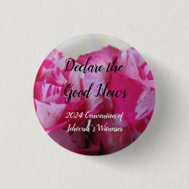 2024 JW Declare the Good News customize Ronde Button 3,2 Cm