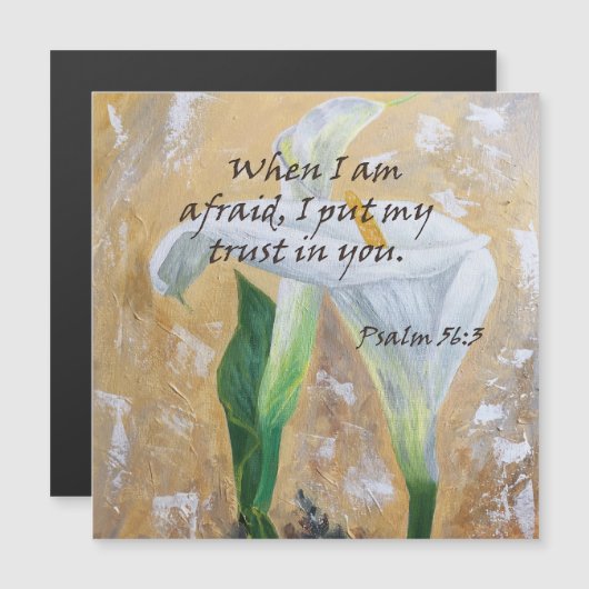 2024 JW year text Psalm 56:3 (Voorkant / Achterkant)