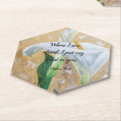 2024 JW year text Psalm 56:3 Kartonnen Onderzetters (Schuin)