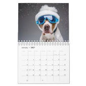 2024 Kalender 12 Maanden Honden Dragen Bril (Jan 2027)