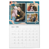 2024 Kalender Bloemen Aangepaste Familie Foto (Mar 2026)