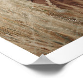 2024 Kalender boho modern 1 foto Poster (Hoek)