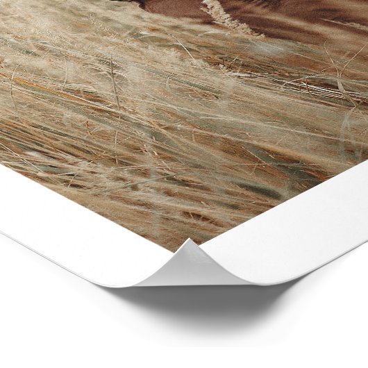 2024 Kalender boho modern 1 foto Poster (Hoek)