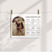 2024 Kalender boho modern 1 foto Poster