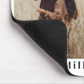 2024 Kalender boho modern 1 foto zwart wit Muismat (Hoek)