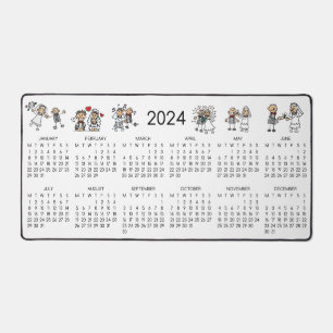 2024 Kalender Bruiloft Koppels Karakters Bureaumat