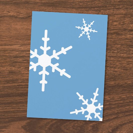 2024 Kalender Business Logo Lichtblauw Sneeuwvlok Feestdagenkaart