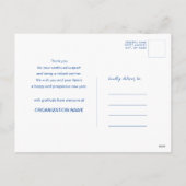 2024 Kalender Business Logo US Patriottisch Blauw  Feestdagenkaart (Achterkant)